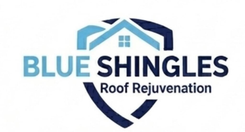 Blue Shingles Roof Rejuvenation Logo